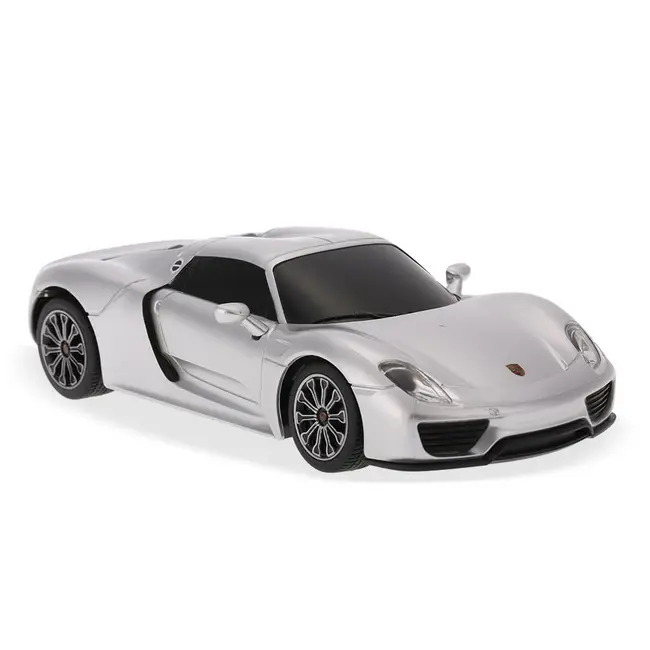 MASINA CU TELECOMANDA PORSCHE 918 SPYDER ARGINTIU CU SCARA 1 LA 24 VIVRas71400_Argintiu