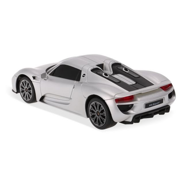 MASINA CU TELECOMANDA PORSCHE 918 SPYDER ARGINTIU CU SCARA 1 LA 24 VIVRas71400_Argintiu