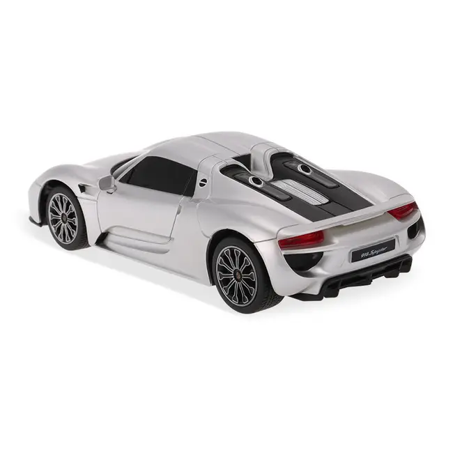 MASINA CU TELECOMANDA PORSCHE 918 SPYDER ARGINTIU CU SCARA 1 LA 24 VIVRas71400_Argintiu