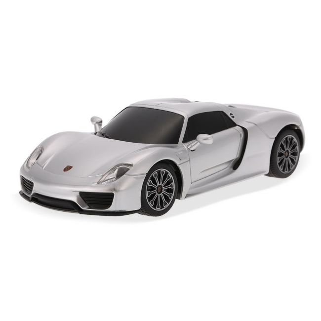 MASINA CU TELECOMANDA PORSCHE 918 SPYDER ARGINTIU CU SCARA 1 LA 24 VIVRas71400_Argintiu