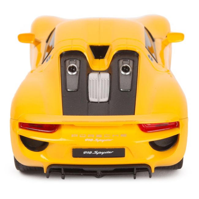 MASINA CU TELECOMANDA PORSCHE 918 SPYDER GALBEN CU SCARA 1 LA 24 VIVRas71400_Galben