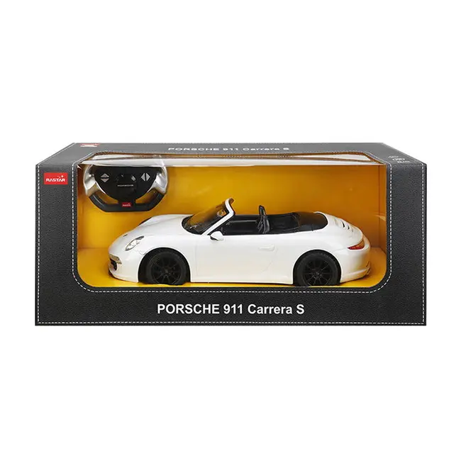 MASINA CU TELECOMANDA PORSCHE CARRERA S ALB CU SCARA 1 LA 12 VIVRas47700_Alb