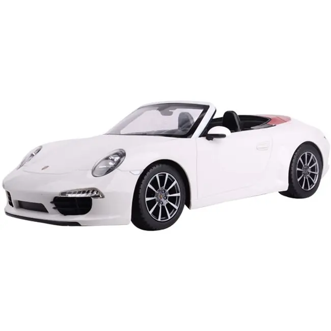 MASINA CU TELECOMANDA PORSCHE CARRERA S ALB CU SCARA 1 LA 12 VIVRas47700_Alb