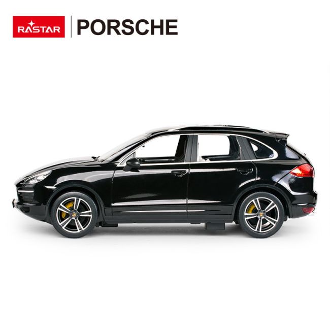 MASINA CU TELECOMANDA PORSCHE CAYENNE TURBO NEGRU CU SCARA 1 LA 14 VIVRas42900_Negru