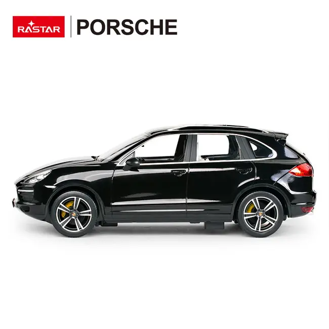 MASINA CU TELECOMANDA PORSCHE CAYENNE TURBO NEGRU CU SCARA 1 LA 14 VIVRas42900_Negru