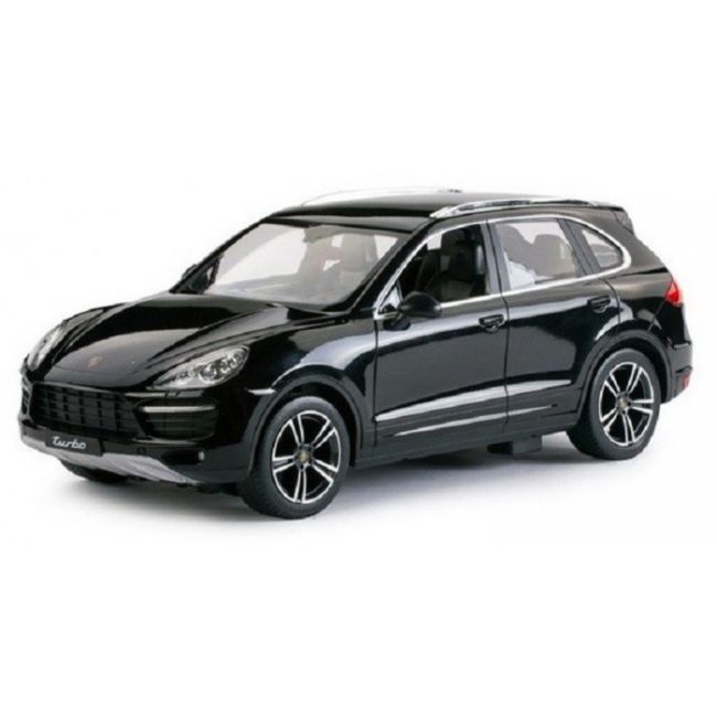 MASINA CU TELECOMANDA PORSCHE CAYENNE TURBO NEGRU CU SCARA 1 LA 14 VIVRas42900_Negru