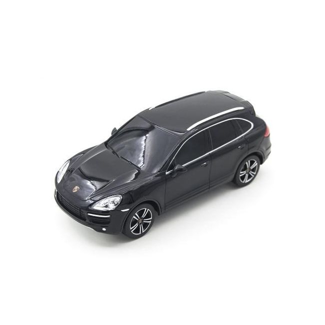 MASINA CU TELECOMANDA PORSCHE CAYENNE TURBO NEGRU CU SCARA 1 LA 24 VIVRas46100_Negru