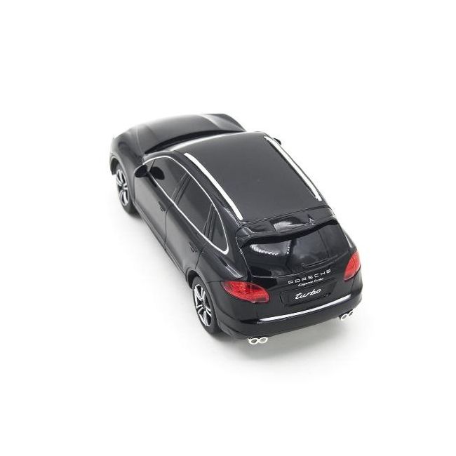 MASINA CU TELECOMANDA PORSCHE CAYENNE TURBO NEGRU CU SCARA 1 LA 24 VIVRas46100_Negru