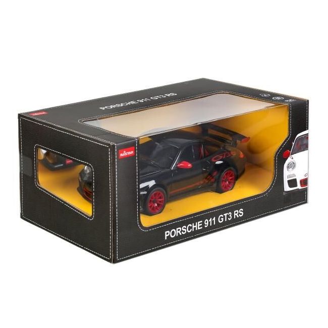 MASINA CU TELECOMANDA PORSCHE GT3 NEGRU CU SCARA 1 LA 14 VIVRas42800_Negru