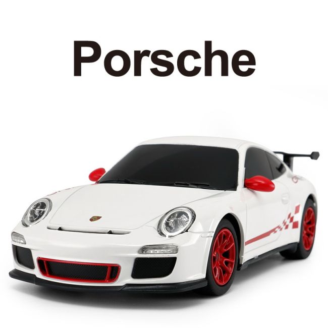 MASINA CU TELECOMANDA PORSCHE GT3 RS ALB CU SCARA 1 LA 24 VIVRas39900_Alb