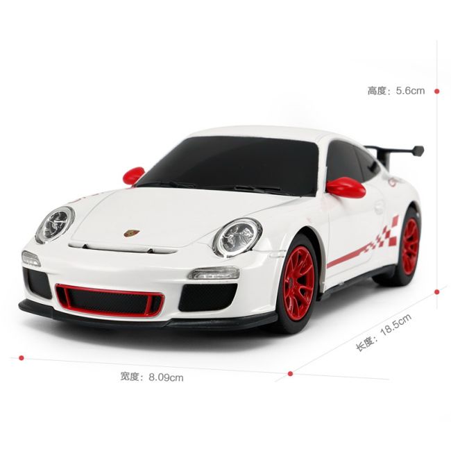 MASINA CU TELECOMANDA PORSCHE GT3 RS ALB CU SCARA 1 LA 24 VIVRas39900_Alb