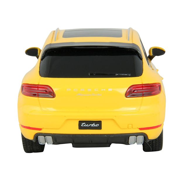 MASINA CU TELECOMANDA PORSCHE MACAN TURBO GALBEN CU SCARA 1 LA 24 VIVRas71800_Galben
