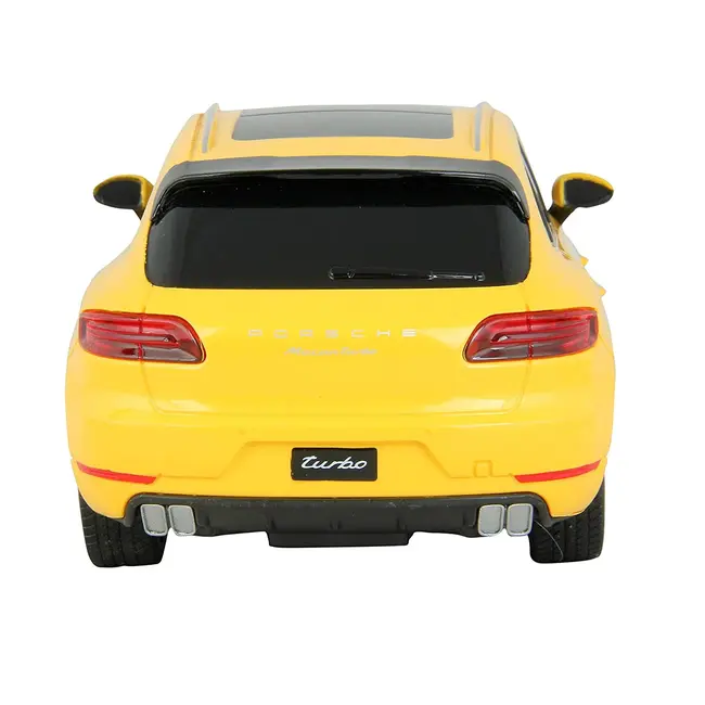 MASINA CU TELECOMANDA PORSCHE MACAN TURBO GALBEN CU SCARA 1 LA 24 VIVRas71800_Galben