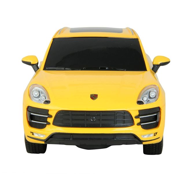 MASINA CU TELECOMANDA PORSCHE MACAN TURBO GALBEN CU SCARA 1 LA 24 VIVRas71800_Galben
