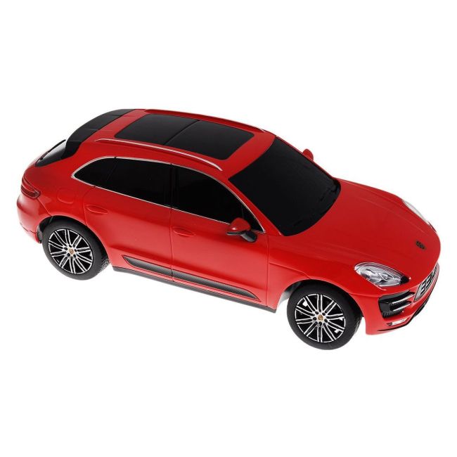 MASINA CU TELECOMANDA PORSCHE MACAN TURBO ROSU CU SCARA 1 LA 24 VIVRas71800_Rosu