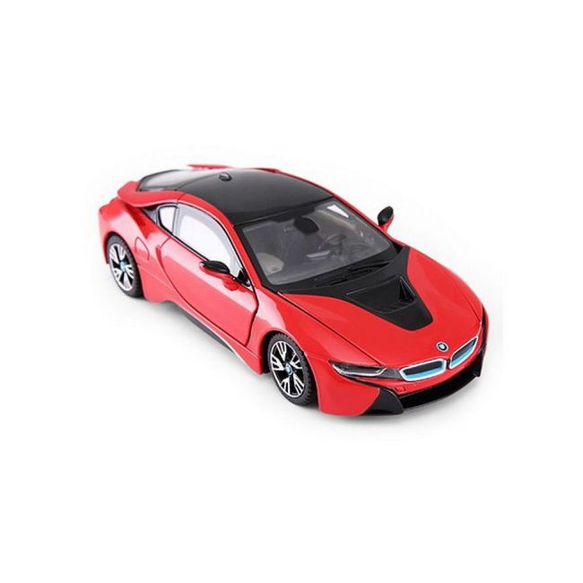 MASINUTA METALICA BMW I8 ROSU SCARA 1 LA 24 VIVRas56500_Rosu