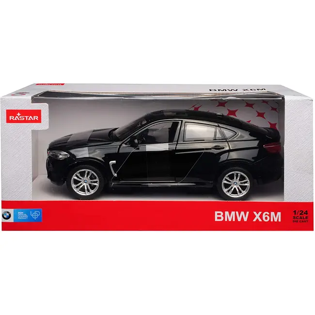 MASINUTA METALICA BMW X6M NEGRU SCARA 1 LA 24 VIVRas56600_Negru