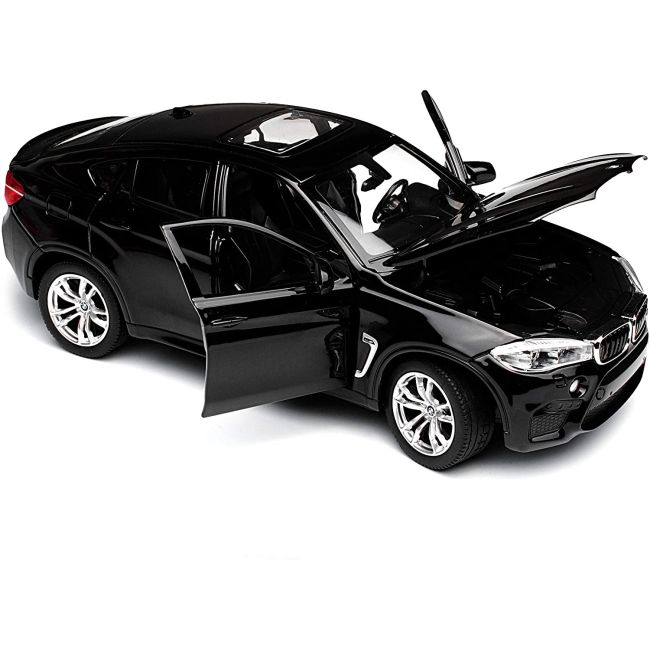 MASINUTA METALICA BMW X6M NEGRU SCARA 1 LA 24 VIVRas56600_Negru