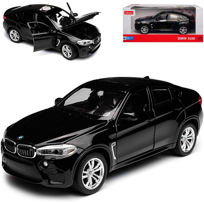 MASINUTA METALICA BMW X6M NEGRU SCARA 1 LA 24 VIVRas56600_Negru