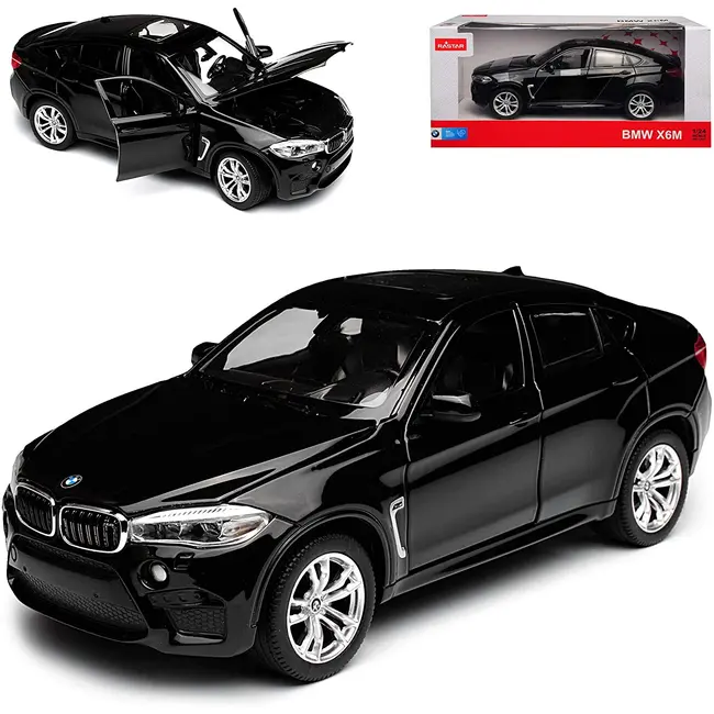 MASINUTA METALICA BMW X6M NEGRU SCARA 1 LA 24 VIVRas56600_Negru