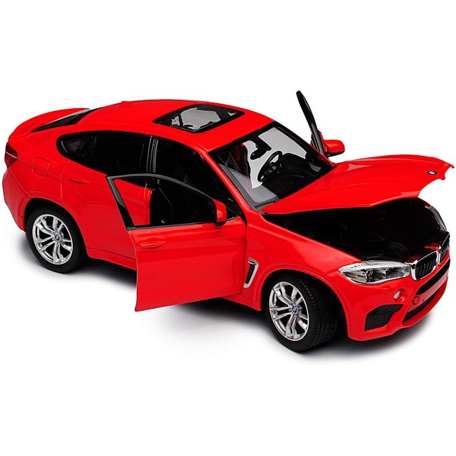 MASINUTA METALICA BMW X6M ROSU SCARA 1 LA 24 VIVRas56600_Rosu