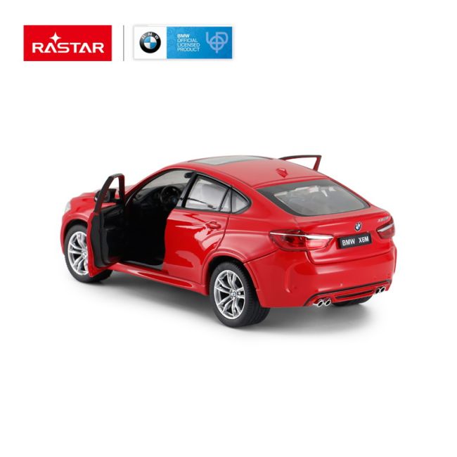 MASINUTA METALICA BMW X6M ROSU SCARA 1 LA 24 VIVRas56600_Rosu