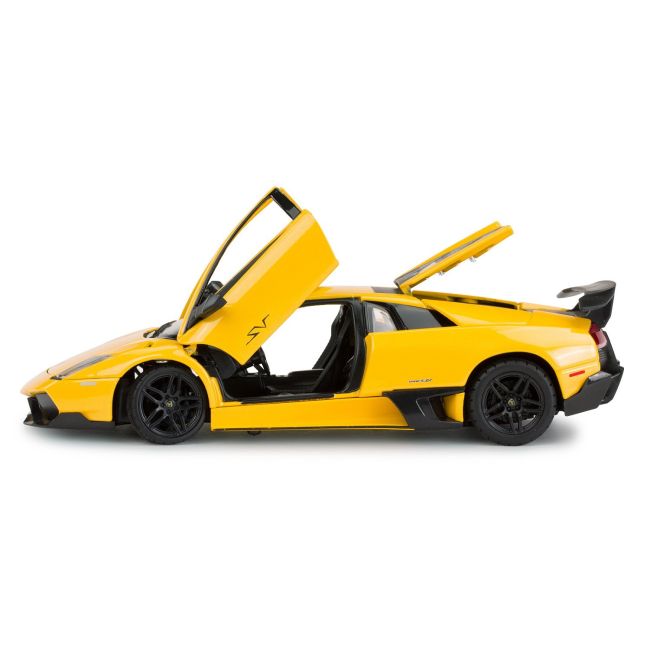 MASINUTA METALICA  LAMBORGHINI MURCIELAGO LP670-4 GALBEN SCARA 1 LA 24 VIVRas39300_Galben