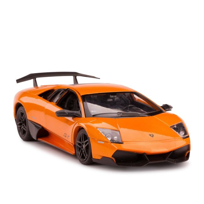 MASINUTA METALICA  LAMBORGHINI MURCIELAGO LP670-4 PORTOCALIU SCARA 1 LA 24 VIVRas39300_Portocaliu