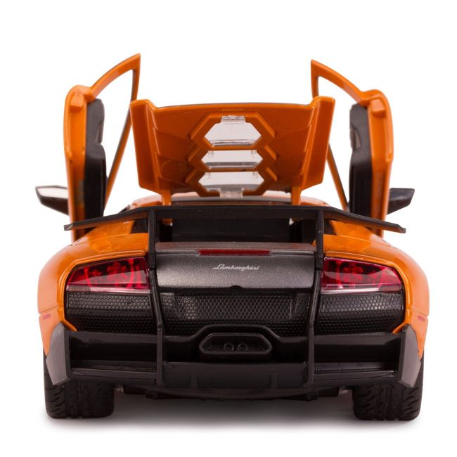 MASINUTA METALICA  LAMBORGHINI MURCIELAGO LP670-4 PORTOCALIU SCARA 1 LA 24 VIVRas39300_Portocaliu