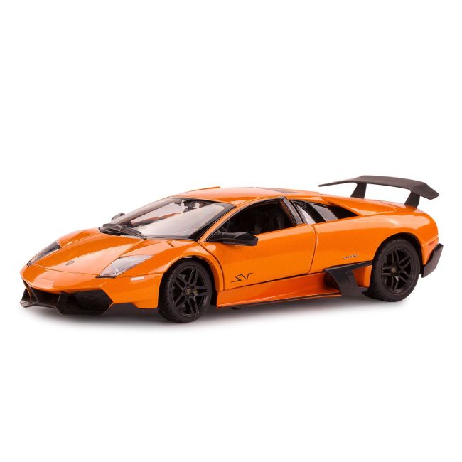 MASINUTA METALICA  LAMBORGHINI MURCIELAGO LP670-4 PORTOCALIU SCARA 1 LA 24 VIVRas39300_Portocaliu