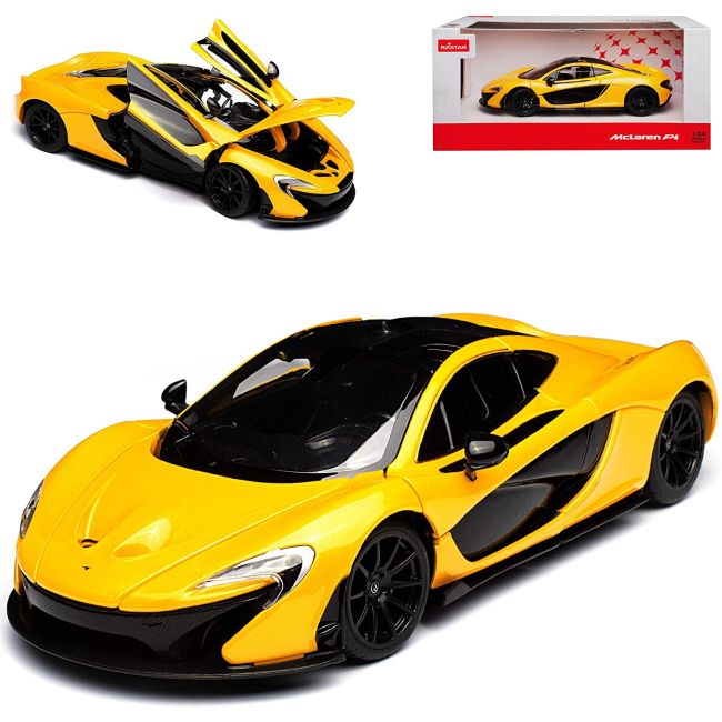 MASINUTA METALICA McLAREN P1 GALBEN SCARA 1 LA 24 VIVRas56700_Galben