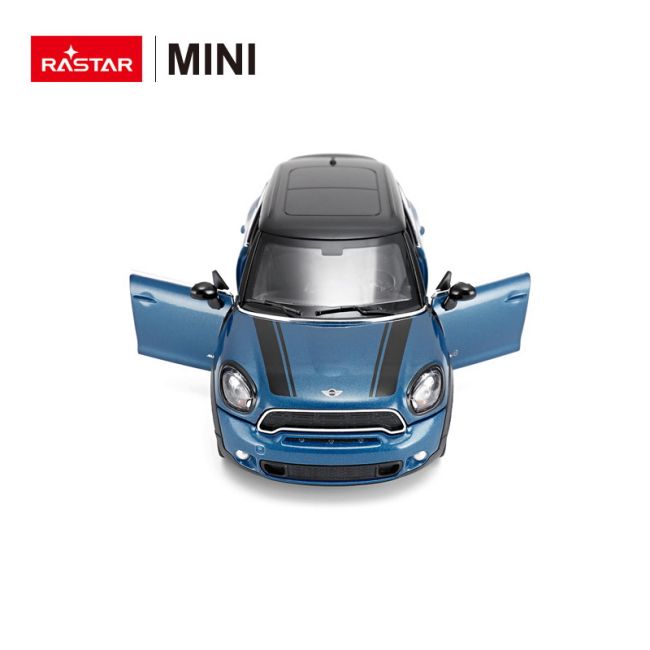MASINUTA METALICA MINICOOPER ALBASTRU SCARA 1 LA 24 VIVRas56400_Albastru
