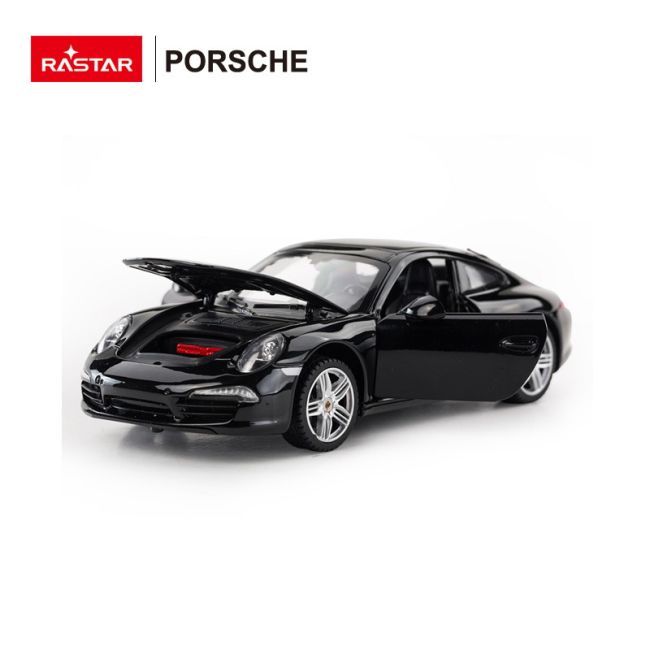 MASINUTA METALICA PORSCHE 911 NEGRU SCARA 1 LA 24 VIVRas56200_Negru