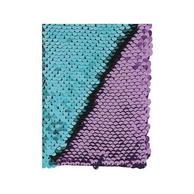 Carnetel A6 cu paiete reversibile Moses MS26188 BBJMS26188_Albastru