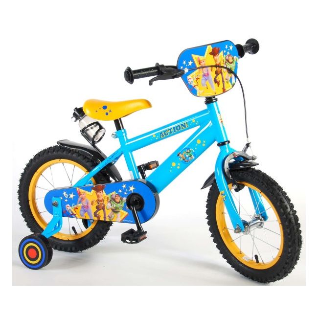Bicicleta copii Volare Toy story 14 inch cu sticla apa si frana mana - SOLVOL91407-CH-NL