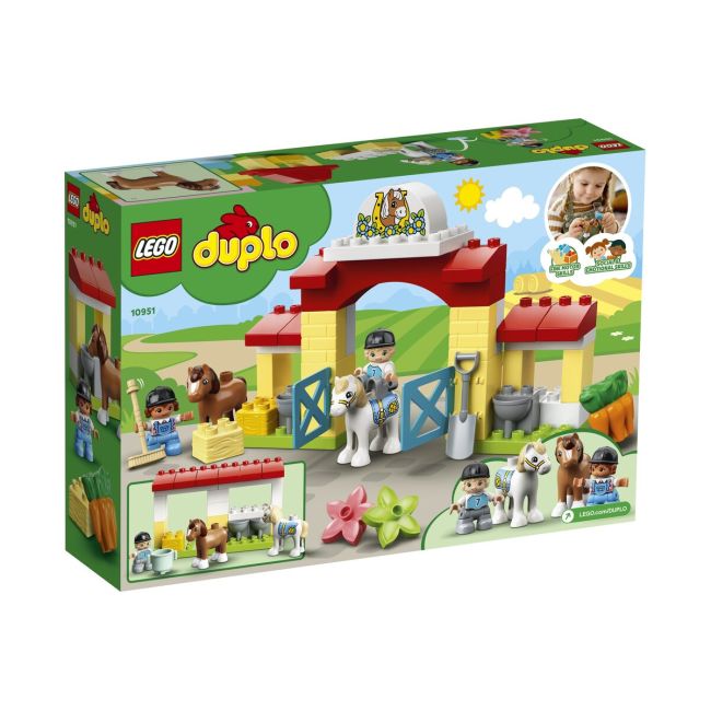 LEGO DUPLO  GRAJD PENTRU CAI SI INGRIJIREA PONEILOR 10951 VIVLEGO10951
