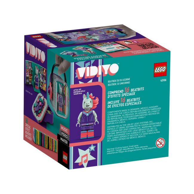 LEGO VIDIYO UNICORN DJ BEATBOX 43106 VIVLEGO43106