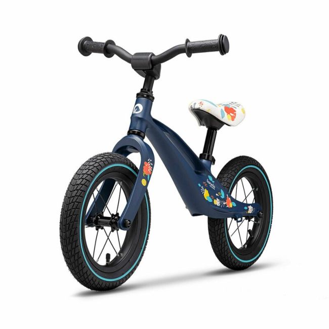 Lionelo - Bicicleta cu roti gonflabile, fara pedale, 12 , Bart, Albastru BYNLOE-BART_AIR_BLUE_NAVY
