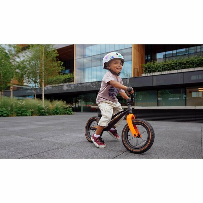 Lionelo - Bicicleta cu roti gonflabile, fara pedale, 12 , Bart, Albastru BYNLOE-BART_AIR_BLUE_NAVY