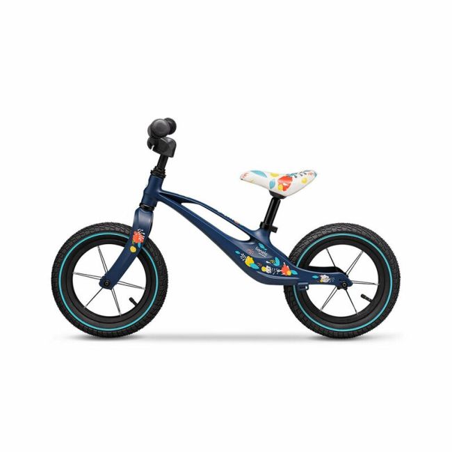 Lionelo - Bicicleta cu roti gonflabile, fara pedale, 12 , Bart, Albastru BYNLOE-BART_AIR_BLUE_NAVY