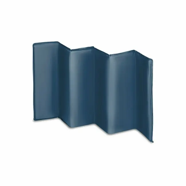 Lionelo - Patut pliant cu un nivel Stefi Navy din Metal, Poliester, 120x60 cm, Albastru BYNLO-STEFI_BLUE_NAVY
