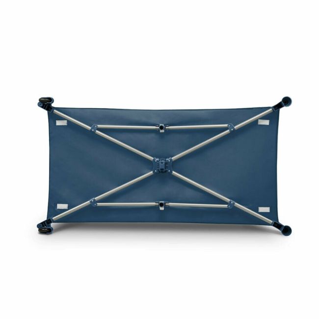 Lionelo - Patut pliant cu un nivel Stefi Rose din Metal, Poliester, 120x60 cm, Roz BYNLO-STEFI_PINK_ROSE