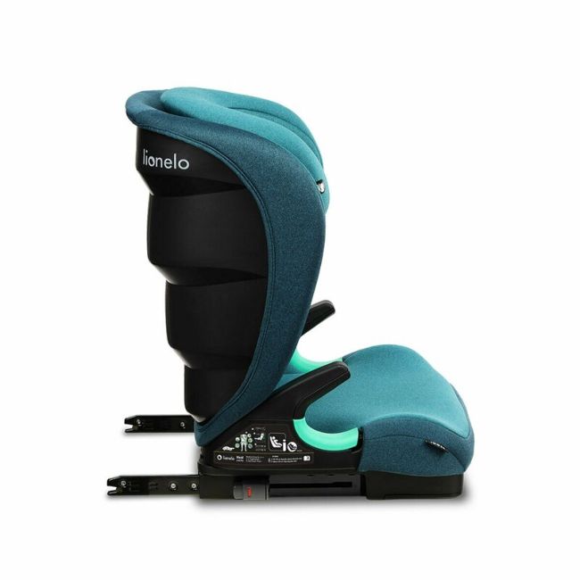 Lionelo - Scaun auto Neal Turquoise Spatar reglabil, Baza i-size, 15-36 Kg, cu Isofix, Verde BYNLO-NEAL_GREEN_TURQUOISE