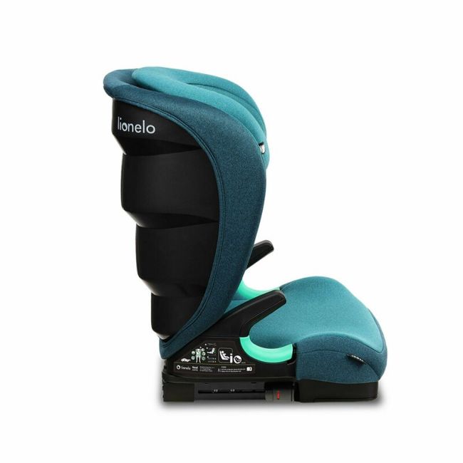 Lionelo - Scaun auto Neal Turquoise Spatar reglabil, Baza i-size, 15-36 Kg, cu Isofix, Verde BYNLO-NEAL_GREEN_TURQUOISE