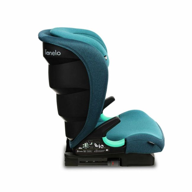 Lionelo - Scaun auto Neal Turquoise Spatar reglabil, Baza i-size, 15-36 Kg, cu Isofix, Verde BYNLO-NEAL_GREEN_TURQUOISE