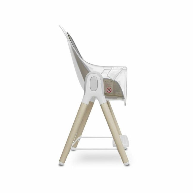 Lionelo - Scaun de masa Reglabil Maya 3 pozitii de inclinare din Lemn, Metal, Plastic, Alb BYNLO-MAYA_WHITE
