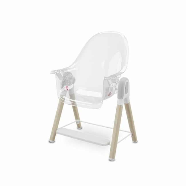 Lionelo - Scaun de masa Reglabil Maya 3 pozitii de inclinare din Lemn, Metal, Plastic, Alb BYNLO-MAYA_WHITE