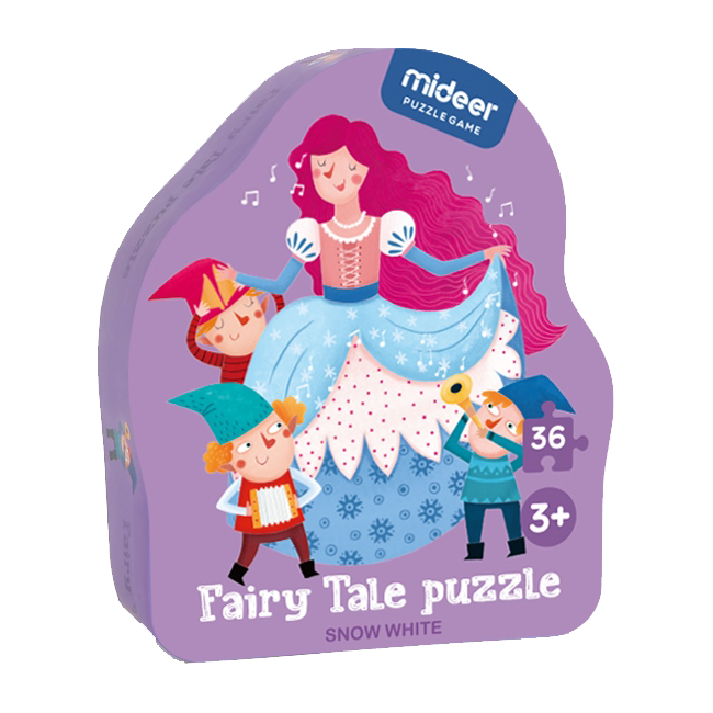 Puzzle poveste â Alba ca zapada, 36 piese Mideer MD3059 BBJMD3059_Initiala