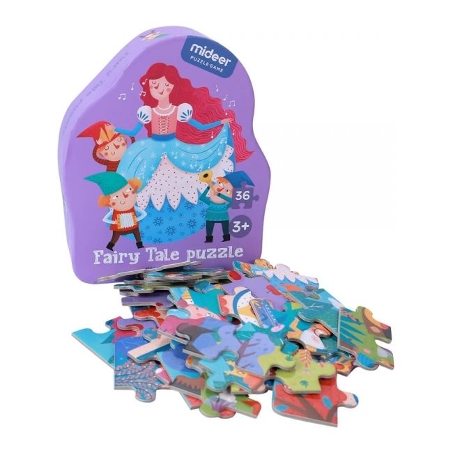 Puzzle poveste â Alba ca zapada, 36 piese Mideer MD3059 BBJMD3059_Initiala