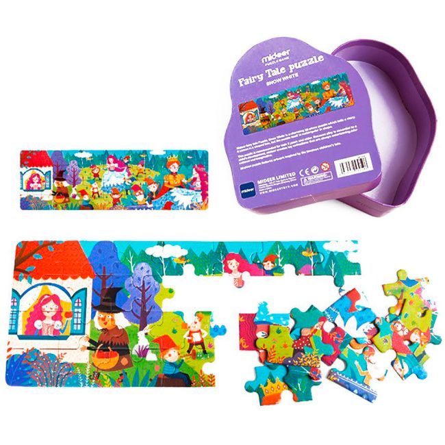 Puzzle poveste â Alba ca zapada, 36 piese Mideer MD3059 BBJMD3059_Initiala